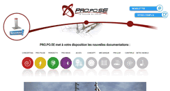 Desktop Screenshot of pro-po-se.com