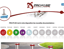 Tablet Screenshot of pro-po-se.com